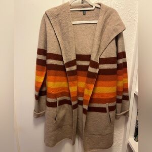 Toad&Co Cozy Merino Heartfelt Hoodie Cardigan